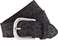 Vanzetti Riem leer - Dames - 100 cm - antraciet grijs-zwart