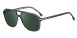 Hugo Boss BOSS 1751/S Lunettes de soleil carrées Hommes Gris Plastique 57mm