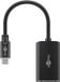 Goobay USB-C/VGA Monitor Adapter - USB-C (m) naar VGA (15-pin)(v) - 0.2 meter - Zwart