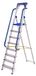 OEM Klapladder met 8 treden, aluminium, met leuning, platformhoogte 182 cm