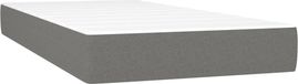Matelas à ressorts ensachés pour enfants medium 80x160 cm tissu gris foncé