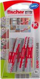 Fischer 537651 Blister Duopower - 8X65 - Meerkleurig