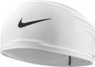 Nike sport hoofdband Dri-Fit Fury Classic breed wit zwart unisex.