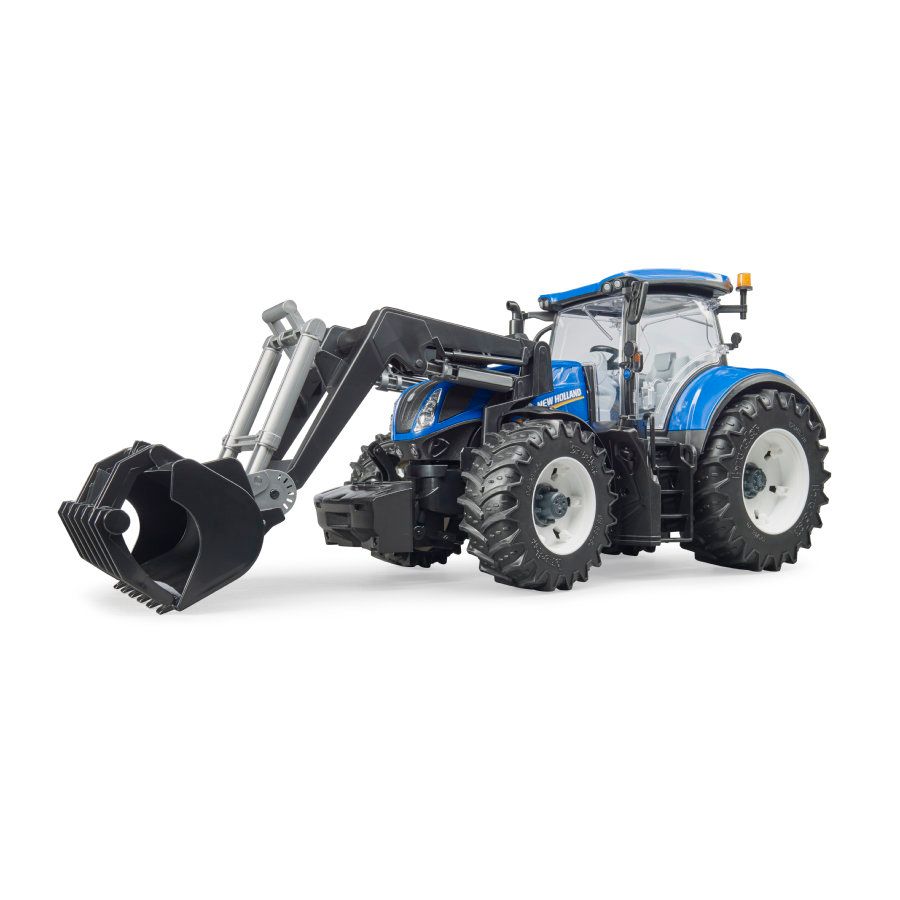 Bruder 3121 New Holland T7.315 Tractor met Voorlader - Speelgoedvoertuig - blauw
