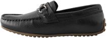 Next Garçon Chaussures à enfiler Noir Cuir