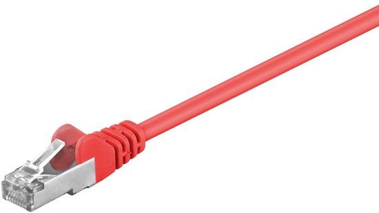 Goobay CAT 5e Patch Cable, SF/UTP, red 1 m