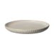 ERNST Assiette striée Ø16 cm Blanc naturel