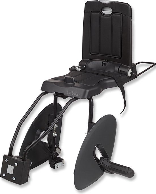 Bobike Classic Junior Plus Rear Child Bike Seat - Urban Black