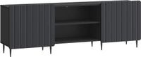 vidaXL Meuble TV Noir 150 x 31 x 52 cm Bois traité