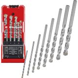 Einhell 38080 Koolstofstaal Steen-spiraalboorset 8-delig 3 mm, 4 mm, 5 mm, 6 mm, 7 mm, 8 mm, 9 mm, 10 mm 1 set(s)