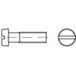 TOOLCRAFT Vis à tête cylindrique M1.6 6 mm Fente Acier 100 pièce(s)