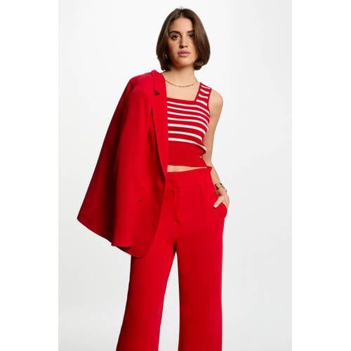 Morgan mouwloze top rood