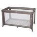 Dreambaby Quest Reisbed voor kinderbed, licht, van geboorte tot 15 kg, eenvoudig op te vouwen en compact, reistas, 120 cm x 60 cm, dik gevoerde matras, taupe
