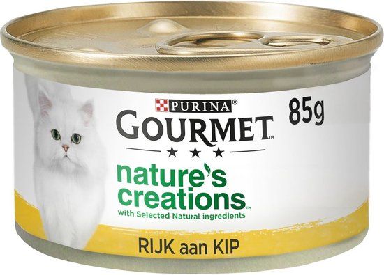 Gourmet Naturals Blik Tomaat - Spinazie 85 gr