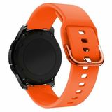 By Qubix - Siliconen sportband - Oranje - Geschikt voor Garmin Vivomove 3 / HR / Luxe / Sport / Style / Trend - Smartwatch bandje 20mm