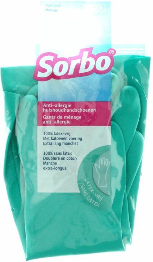 Sorbo Huishoudhandschoenen Latex Vrij S