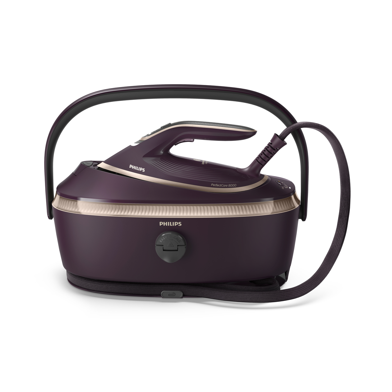 Philips PSG8300/30 Dali PerfectCare 8000 Series Steam Generator Iron - 3120W, 1.4L, SteamGlide Elite Soleplate - Purple