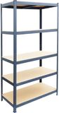 Merkloos / Sans marque Relaxdays Stellingkast - 180x100x30 cm - 875 kg - antraciet