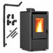 THUNDER Granulés - Pose libre - 6 kW - WiFi - 9 kg réservoir - THUNDER LEYLA-BLACK