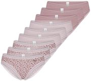sloggi Dames slip / onderbroek 9 pack GO Crush roze Effen Vrouwen XL