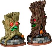 Lemax Spooky Town Spooky Tree Trunks - Set van 2