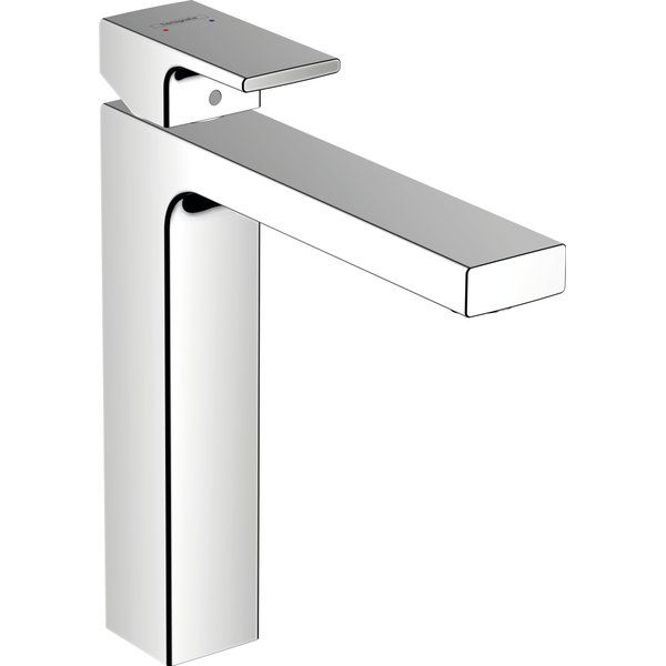 Hansgrohe Vernis Wastafelkraan 181 Highriser Zonder Waste Chroom 71591000