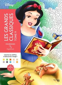 Coloriages Mystères Disney Les Grands Classiques 9 - Kleuren op nummer kleurboek - Volwassenen