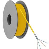 Allteq ALTQ-FUTP5-ST-100-Y Netwerkkabel Geel 100 m Cat5e F/UTP