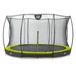 Exit Silhouette trampoline d'extérieur ø427cm avec filet de sécurité - vert