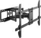 Gembird Support mural TV Full-Motion 37–80 Pouces – Pivotant et Inclinable, Compatible VESA, Noir, Gestion des câbles, Robuste et Durable