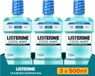 Listerine Cool Mint Mild Bain de bouche, 3x500 ml