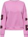 Only Trui Onlsweat L/s Back/sleeve Print Swt 15356793 Fuchsia Pink/fig Florida Print Dames Maat - M