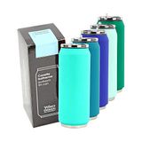 YOKO DESIGN 1304 thermoskan dubbelwandig roestvrij staal, 7 cm, 500 ml, turquoise, 19 x 7 x 7 cm