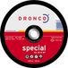 Dronco AS30R-230 doorslijpschijven, As 30 R Special, metaal, 230 mm diameter, 6 mm dik, 22,23 mm schachtdiameter, 6.600 omw/min, 10 stuks