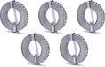 Alberts 848132 gaatjesband | met of zonder afrolcassette | sendzimir verzinkt | breedte 20 mm | lengte 10 m | Set van 5
