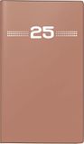 rido/idé Zakagenda model miniplanner d 15 (2025), 2 pagina's = 1 maand, A6, kunststof omslag, caramel