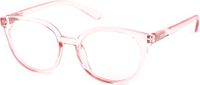Vista Bonita Leesbril NOVA – Sterkte +0.50 - Kleur Salinas Pink – Met blauwlichtfilter – Trendy unisex montuur van uitstekende kwaliteit – Geen vermoeide ogen meer – Lichtgewicht – Fijne pasvorm dankzij flexveren – Inclusief briletui en doekje