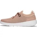 FitFlop Super-Q Knit Slip-On Laced Sneakers Vrouwen - Beige Buff/Rose Goud