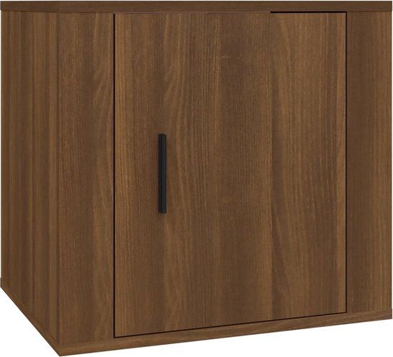 vidaXL Nachtkastje 50x39x47 cm bruin eikenkleur