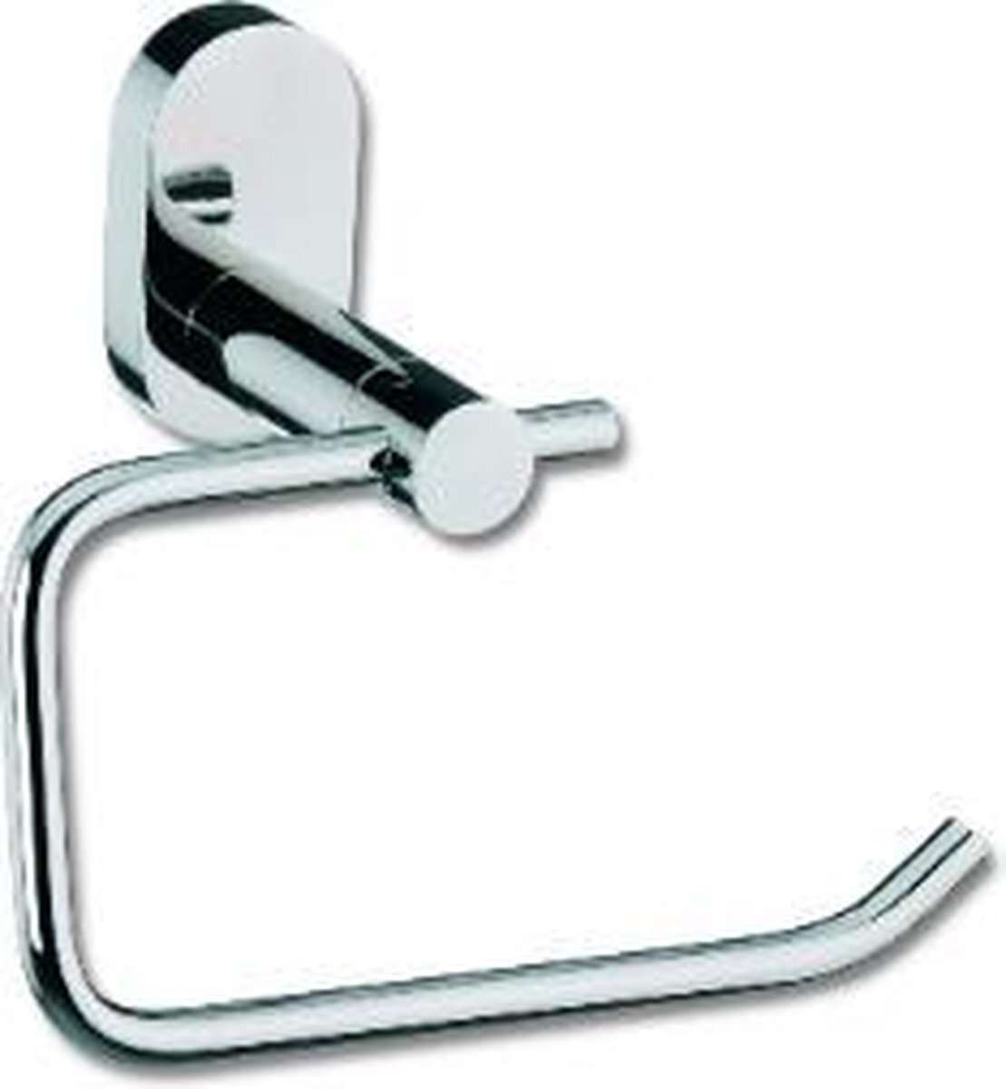 Kela toiletrolhouder Lucido 7,5 x 14,5 cm RVS zilver