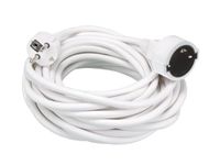 Verlengkabel, 10 m, met 3 stopcontacten, kabel van 1,5 mm², ideaal voor thuisgebruik en elektrisch gereedschap.