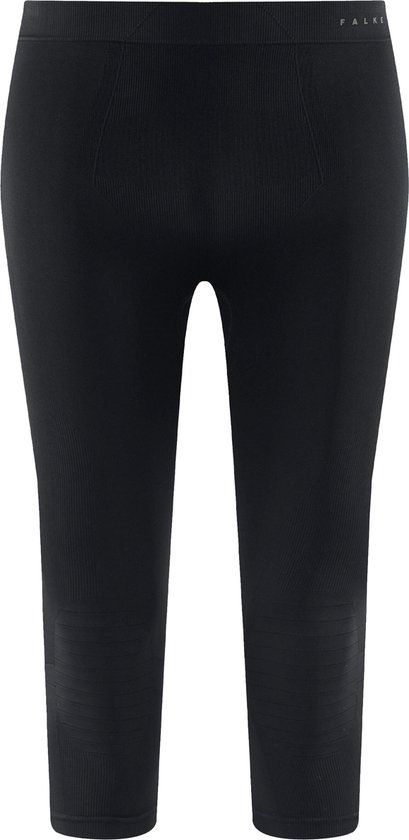 FALKE Men's 3/4 Tights Maximum Warm - Black