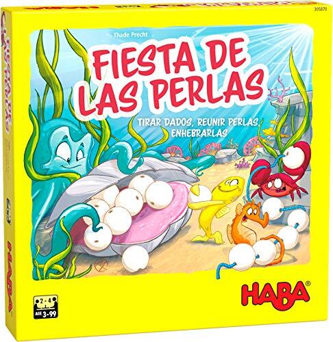 Haba 305870 La Fiesta de parels, rijgspel vanaf 3 jaar