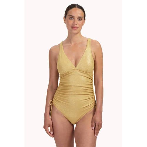 Cyell badpak Golden Hour met lurex goud