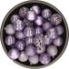 Merkloos / Sans marque Kerstballen - 37x stuks - lichtpaars - 6 cm - kunststof