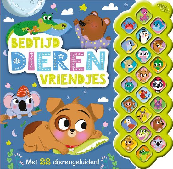 Top1Toys Rebo Productions Bedtijd dierenvriendjes - geluidenboek