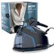 IMETEC Evos Ceramic Strijkijzer met ketel, 2400 W, 7 bar, tank 1,4 l, blauw en zwart