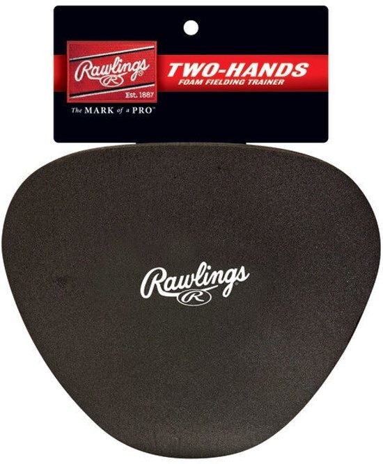 Rawlings Two-Hands Foam Fielding Trainer Voor Honkbal en Softbal - Black - One Size