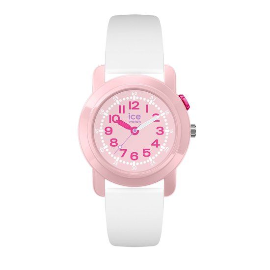 Ice Watch ICE find - White - Pink 024914 Horloge - Siliconen - Wit - Ø 34 mm