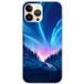 Tombee de nuit Bedrukt siliconen hoesje compatibel met Apple iPhone 13 Pro Max